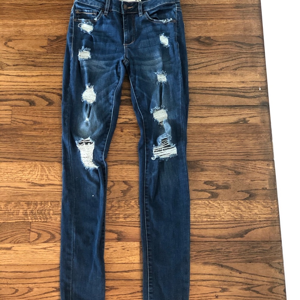 Garage Ripped High Waisted Jeggings - Picture 2 of 2